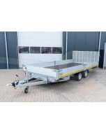 Vooraanzicht Eduard machinetransporter 506x200cm bruto laadvermogen 3000kg laadvloerhoogte 56cm 5020-4-AKB30-300-N-56