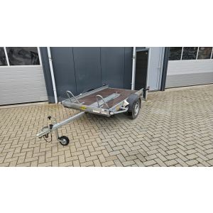 Humbaur motortrailer, 224x127, Bruto 750kg, Enkelas ongeremd