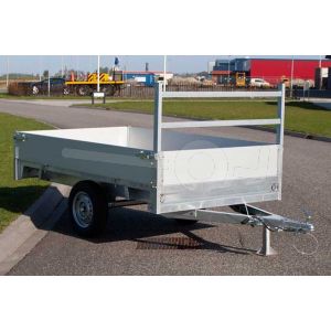 Twins Trailers enkelas plateauwagen 257x157cm 750kg ongeremd