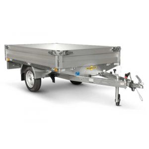 Humbaur enkelas plateauwagen HU 752314 230x140cm 750kg ongeremd